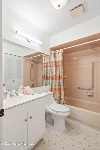 a view of a balcony from a balcony