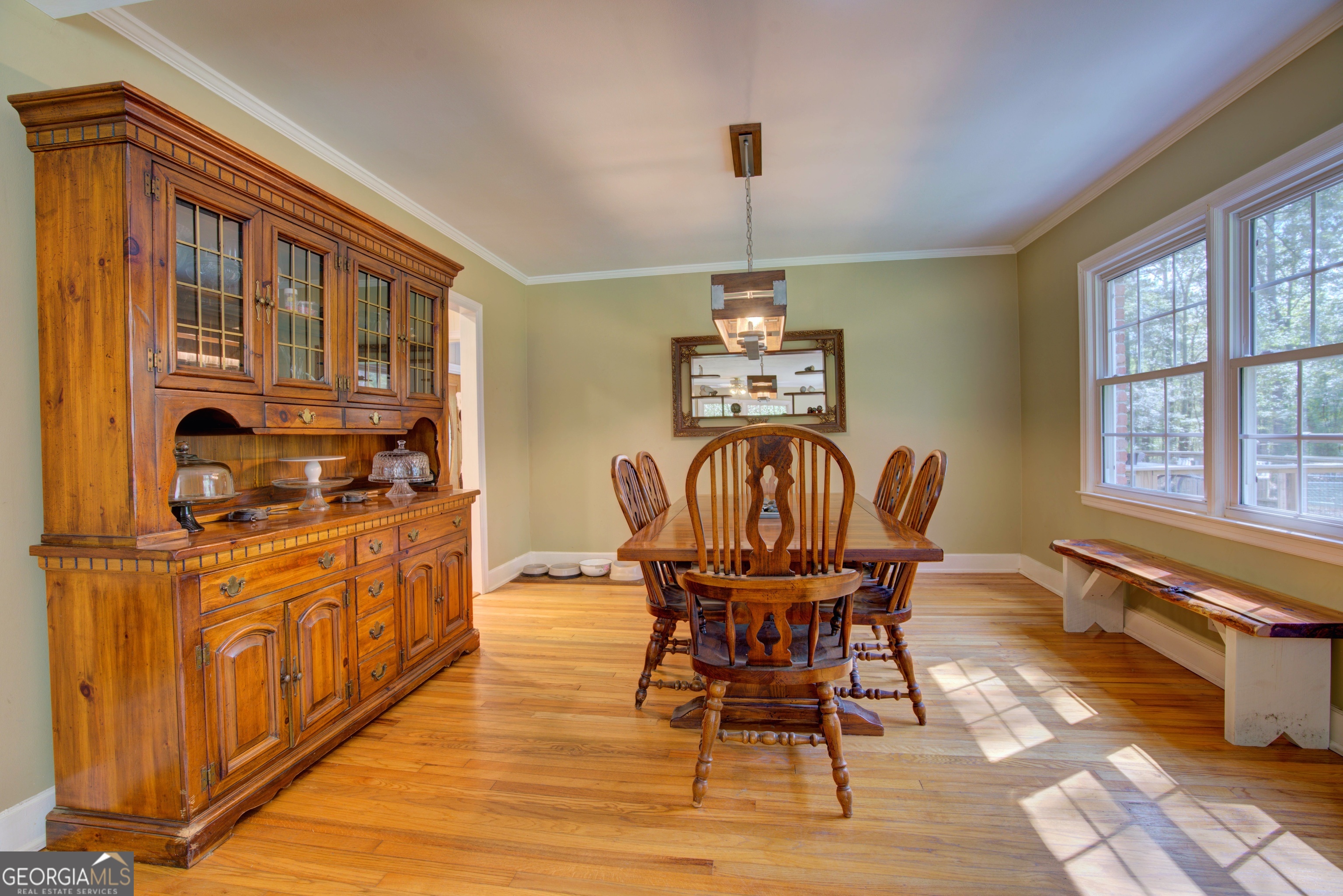 521 West John Hand Road Cedartown, GA 30125 - Photo 12 of 43 a view of a dining room with furniture window and wooden floor