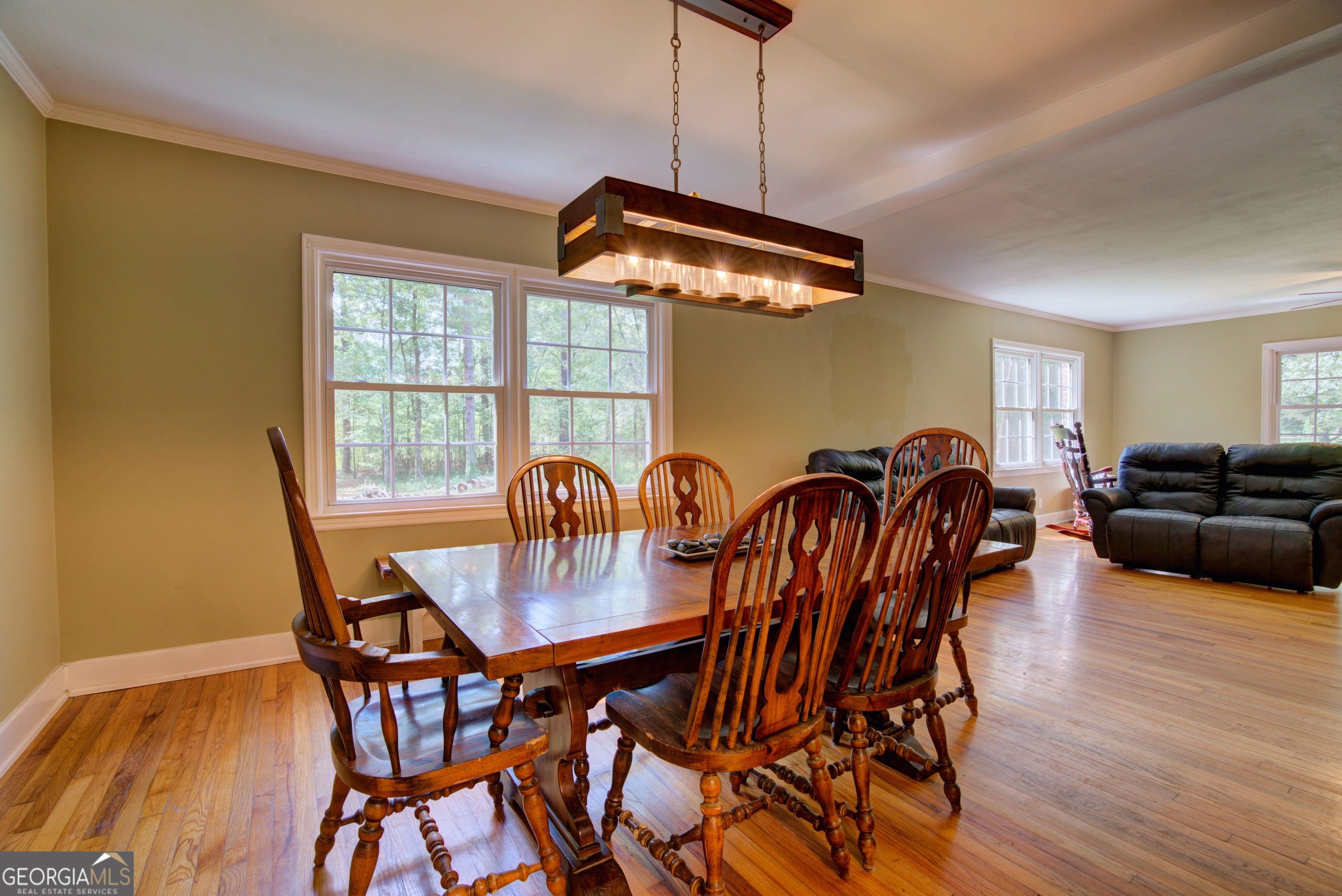 521 West John Hand Road Cedartown, GA 30125 - Photo 16 of 43 a view of a dining room with furniture window and wooden floor