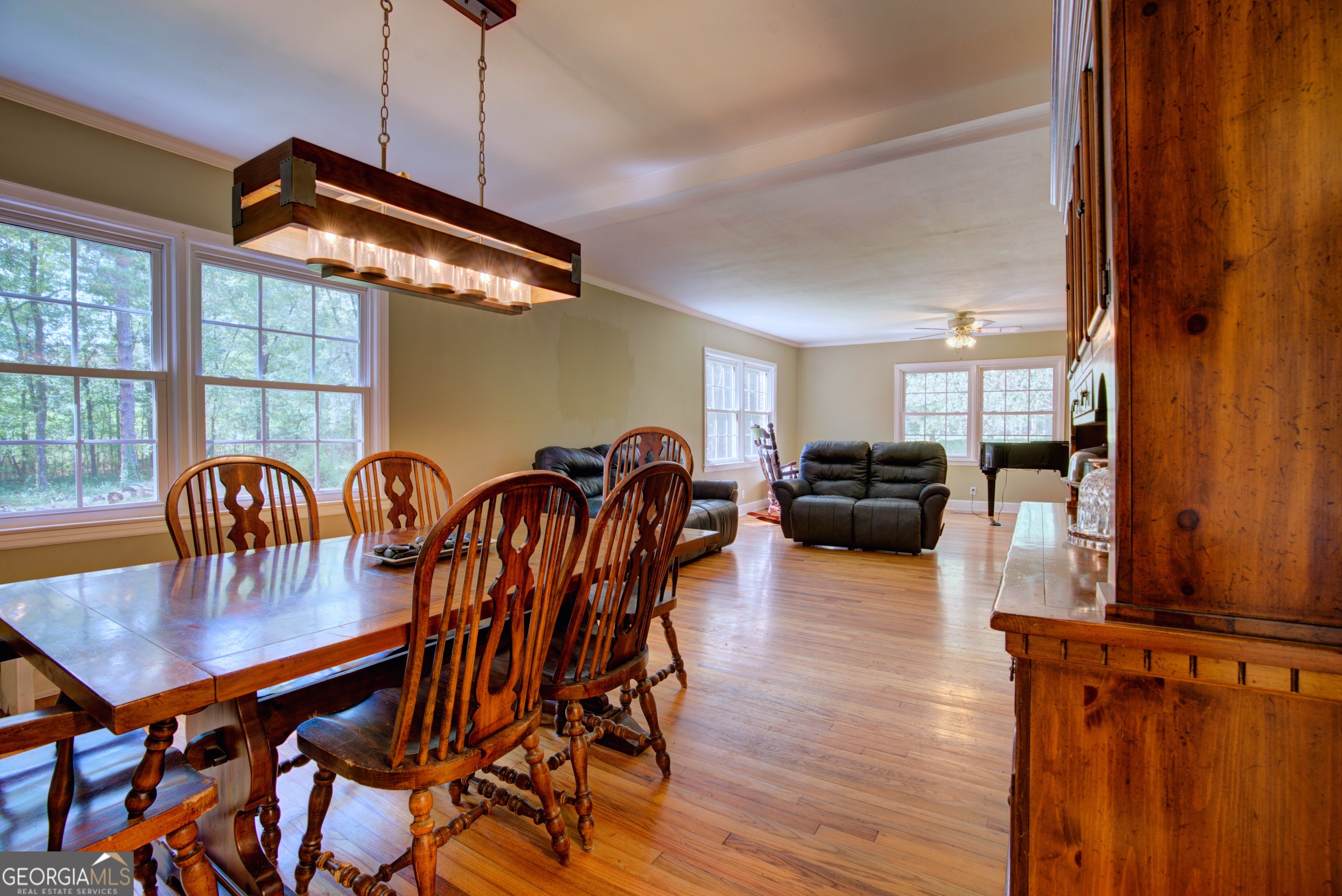 521 West John Hand Road Cedartown, GA 30125 - Photo 17 of 43 a view of a dining room with furniture and wooden floor