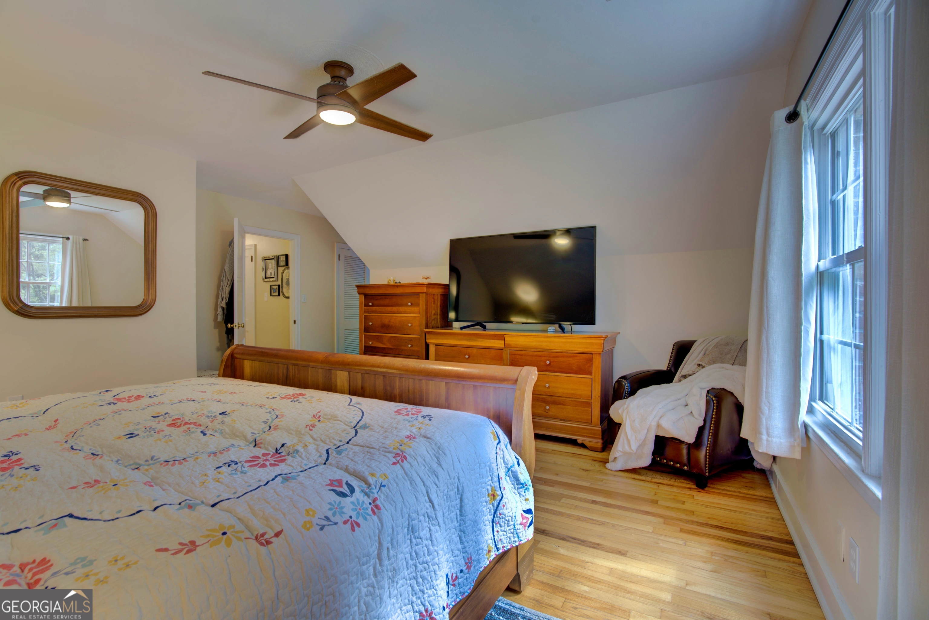 521 West John Hand Road Cedartown, GA 30125 - Photo 31 of 43 a bedroom with a bed and a flat screen tv