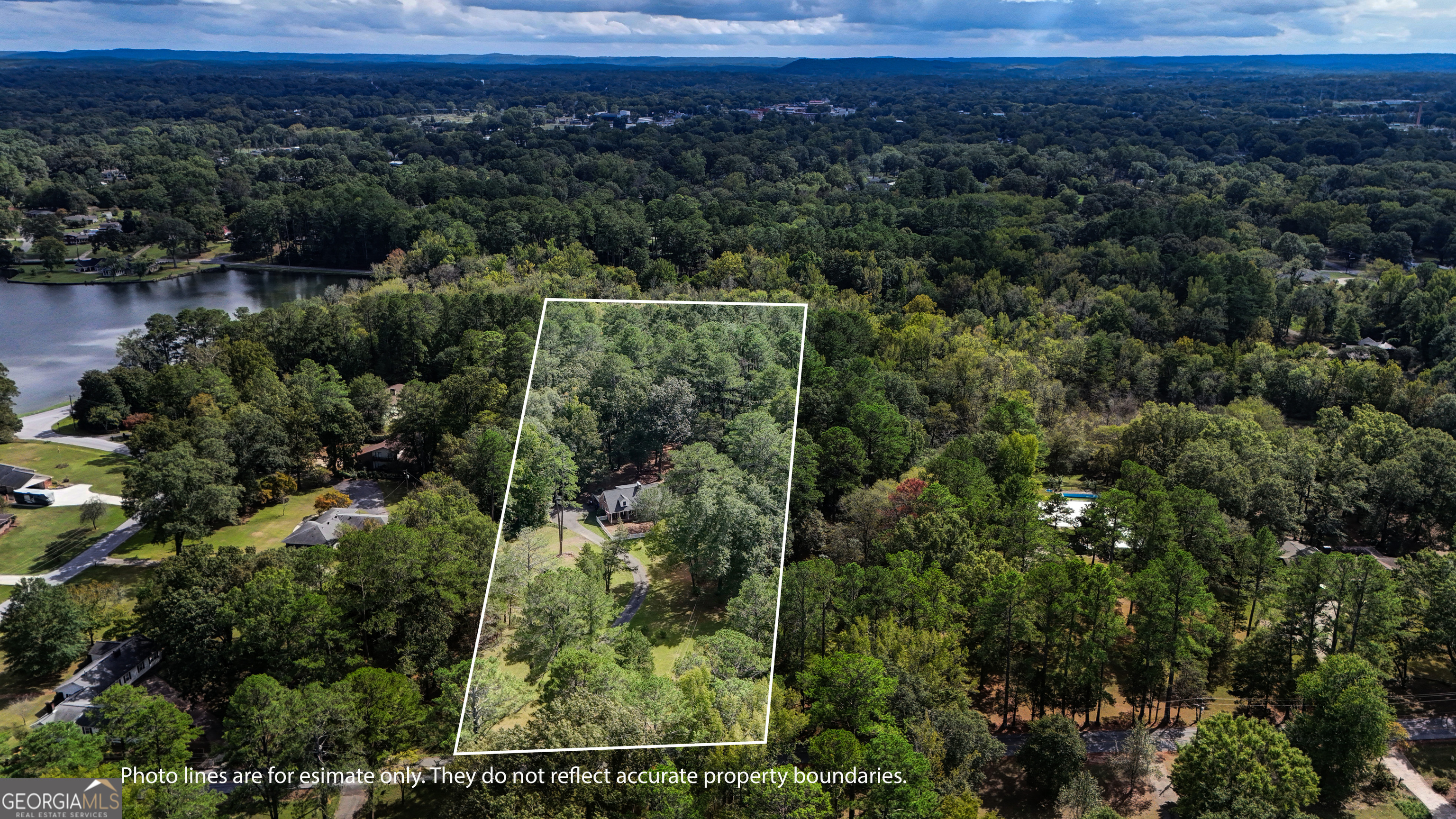521 West John Hand Road Cedartown, GA 30125 - Photo 43 of 43 a view of a city and lush green forest