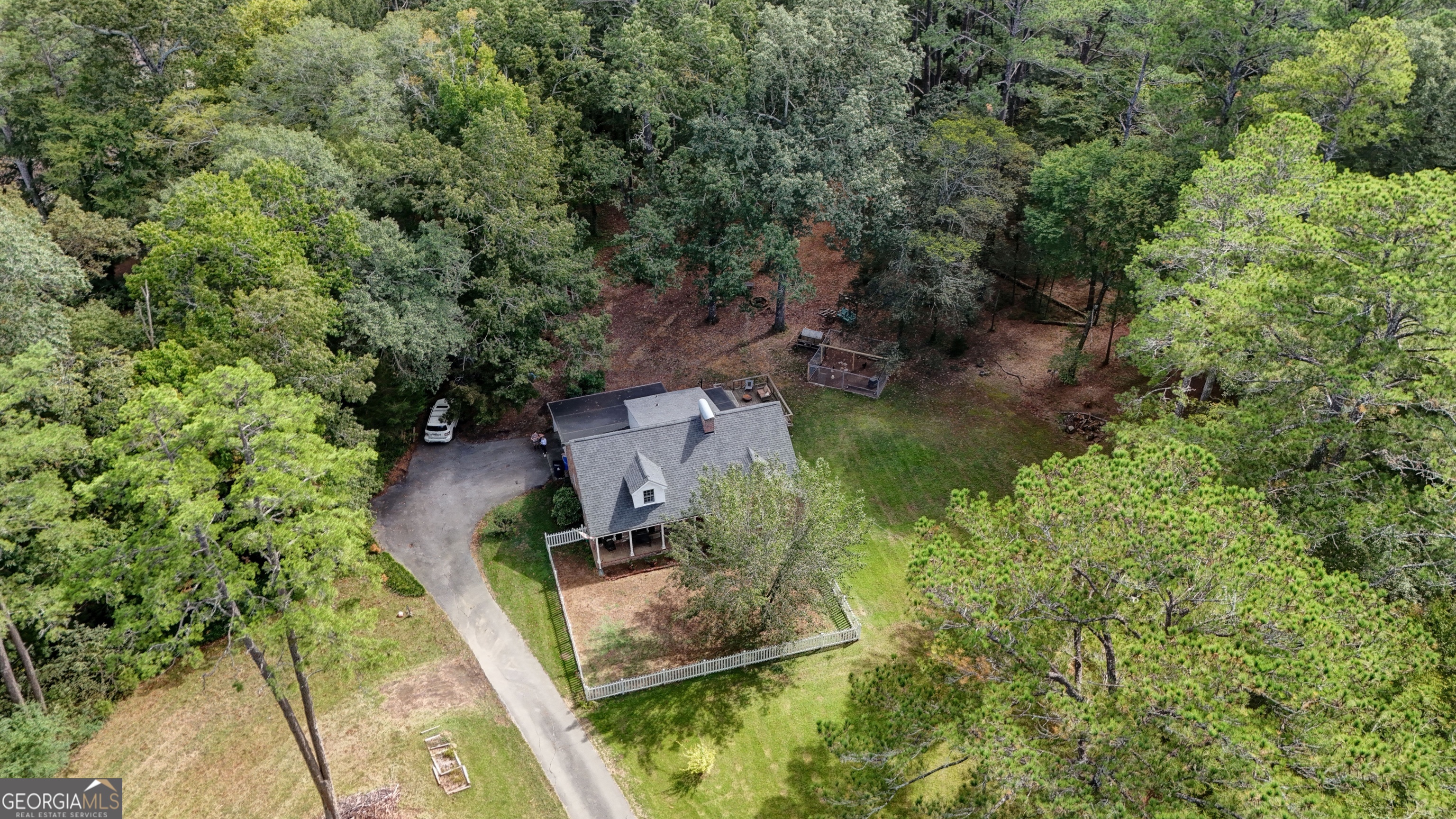 521 West John Hand Road Cedartown, GA 30125 - Photo 6 of 43 an aerial view of a house with a yard