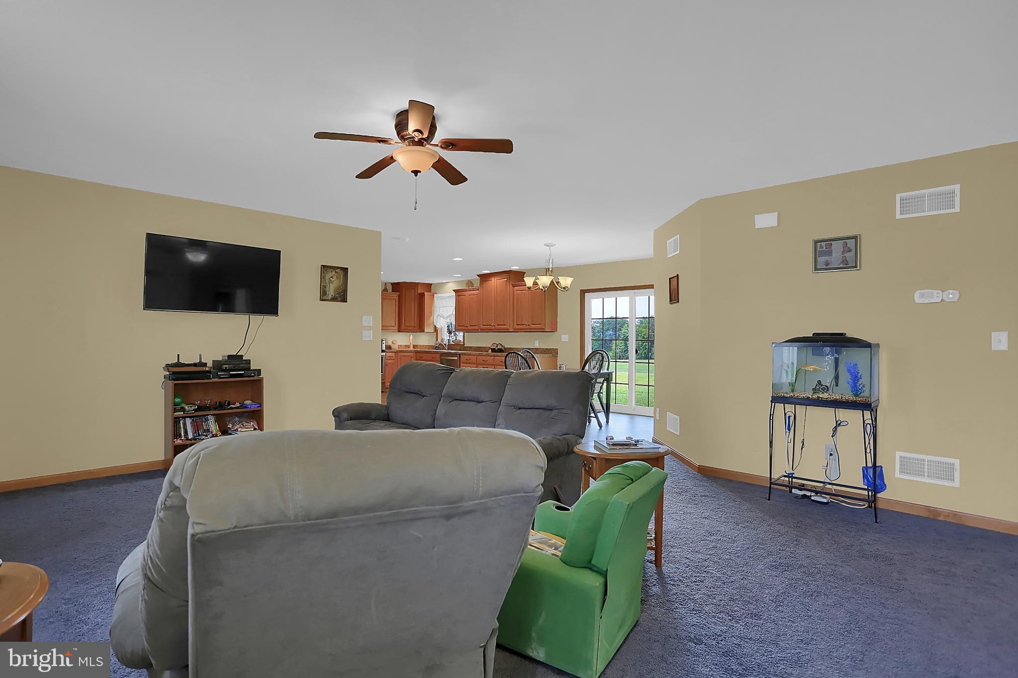 8986 Roxbury Road Orrstown, PA 17244 - Photo 9 of 44 Living Room open to Dining and Kitchen