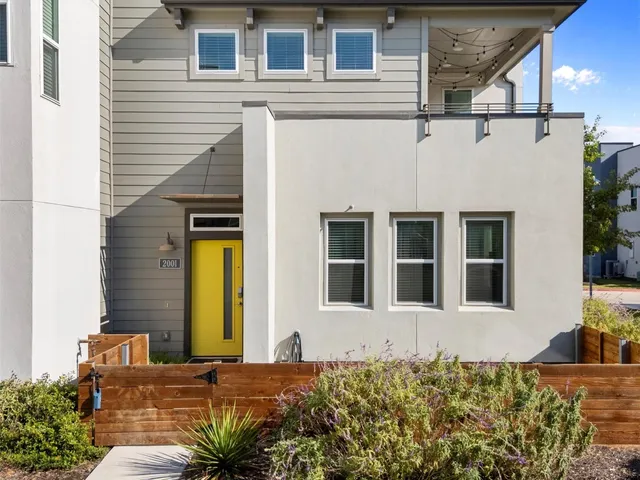 a view of a house with a large windows