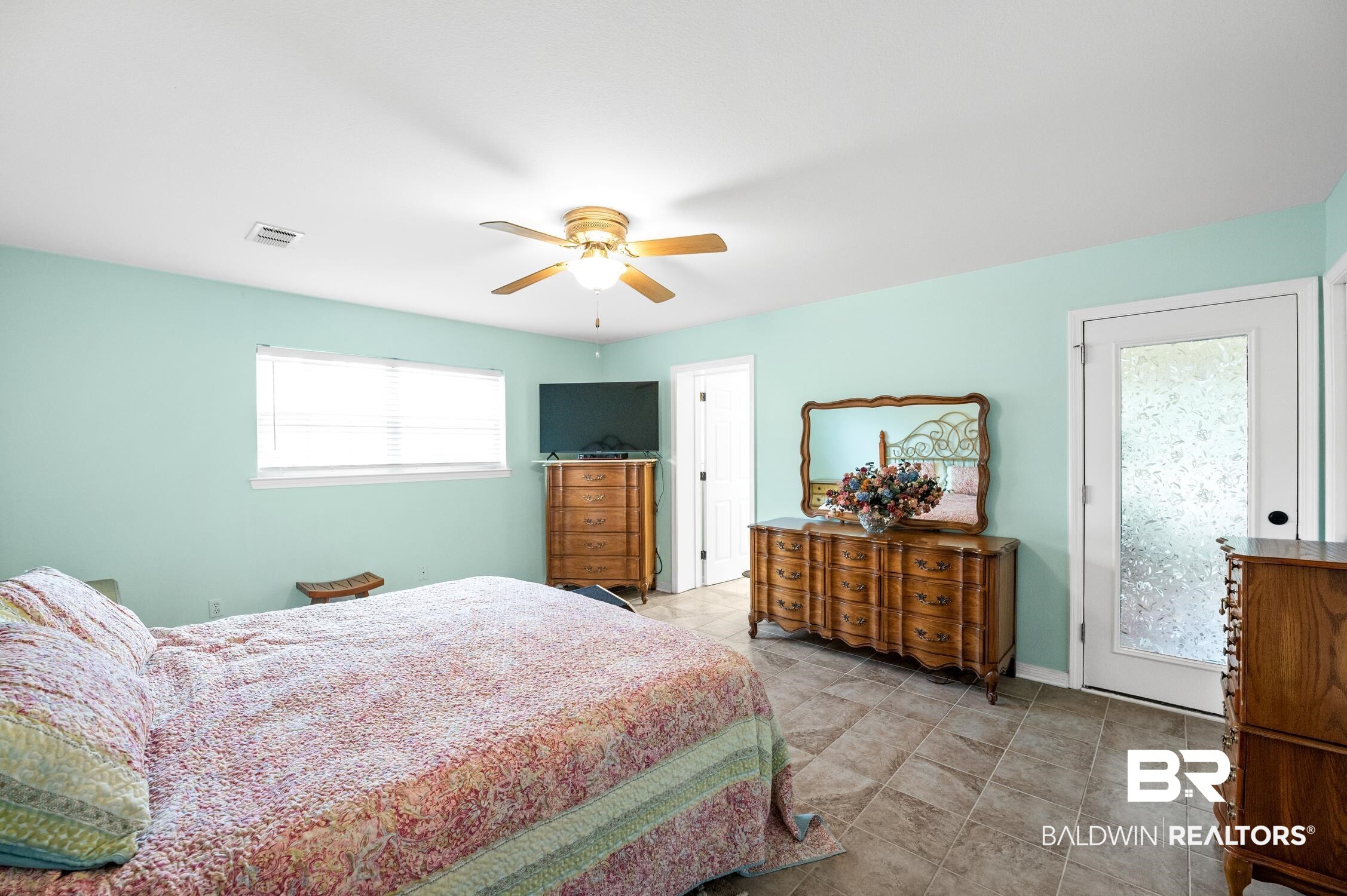 2553 Santa Rosa Drive Lillian, AL 36549 - Photo 23 of 51 Bedroom featuring a ceiling fan, visible vents, and baseboards