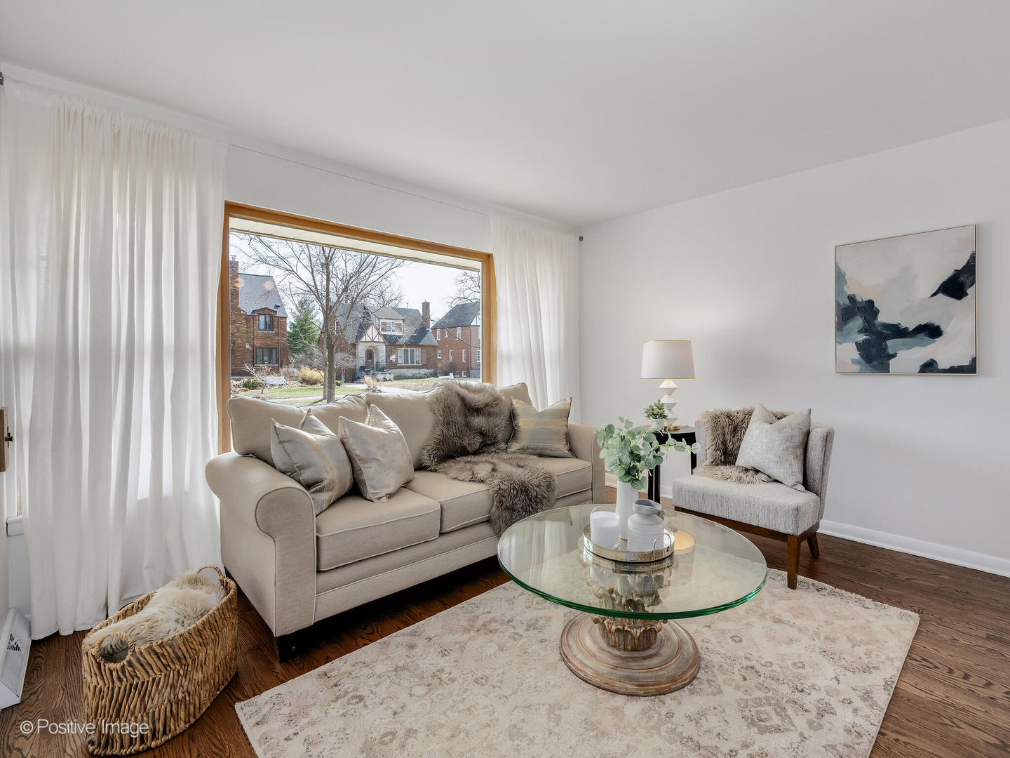 284 Blackhawk Road Riverside, IL 60546 - Photo 7 of 36 a living room with furniture and a large window