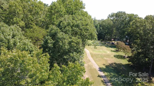 a view of a small yard