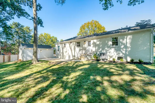 a backyard of a house