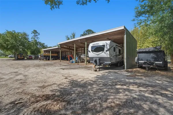a house view with a outdoor space