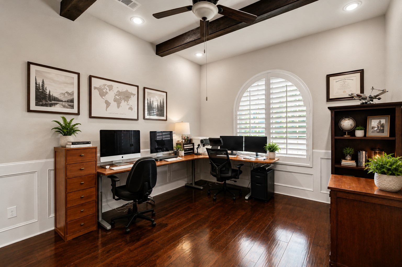 4315 Sanctuary Halls Spring, TX 77388 - Photo 7 of 50 a view of a workspace with furniture and a window