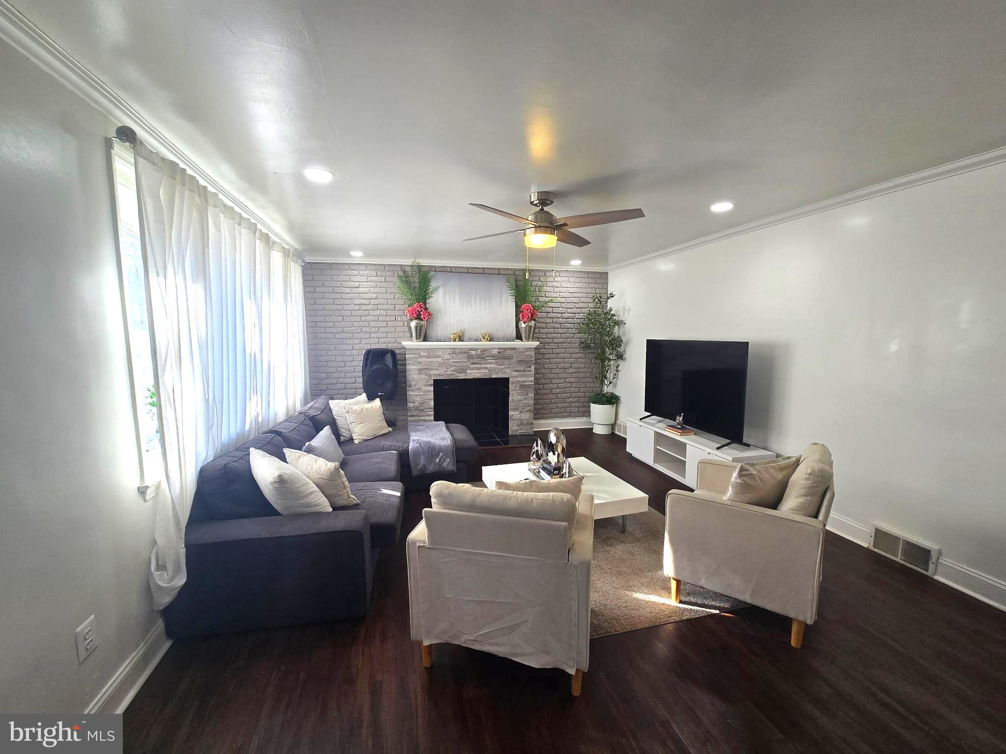 1303 Manor Road Lansdowne, PA 19050 - Photo 3 of 17 Bright and inviting living space with charm.
