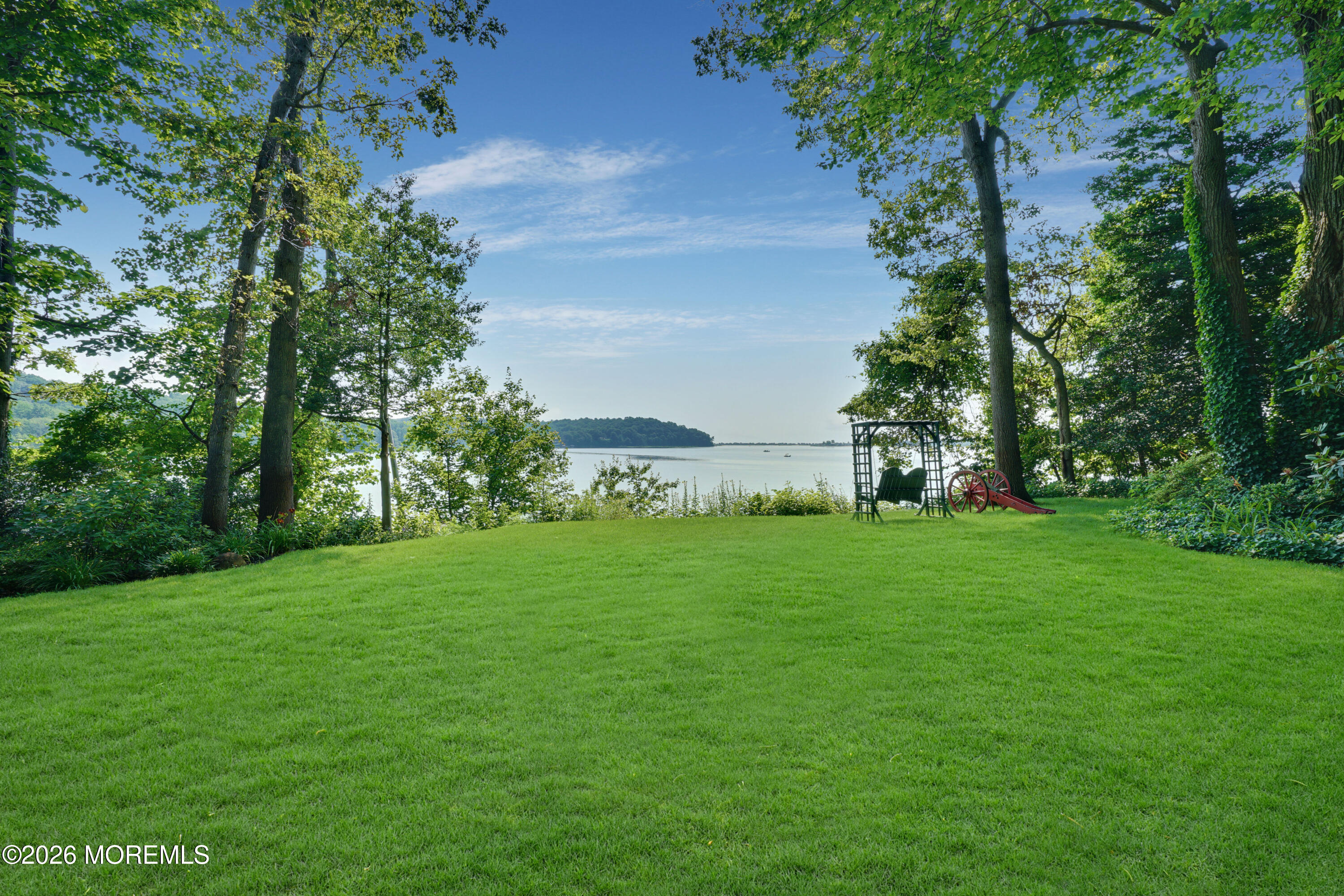 946 Navesink River Road Rumson, NJ 07760 - Photo 4 of 56 Backyard view of the Navesink River