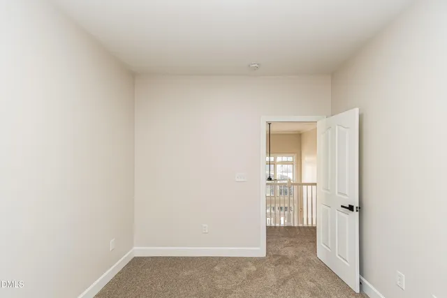 a view of an empty room