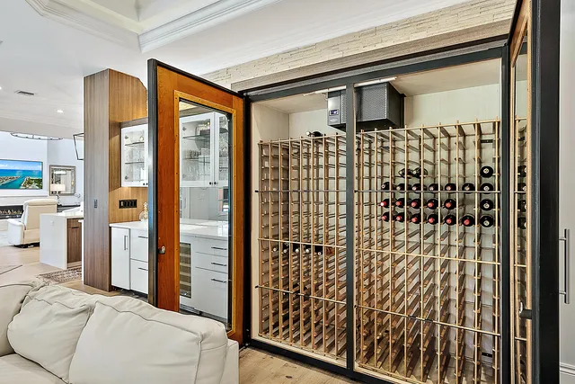a view of livingroom with furniture wooden floor and front door