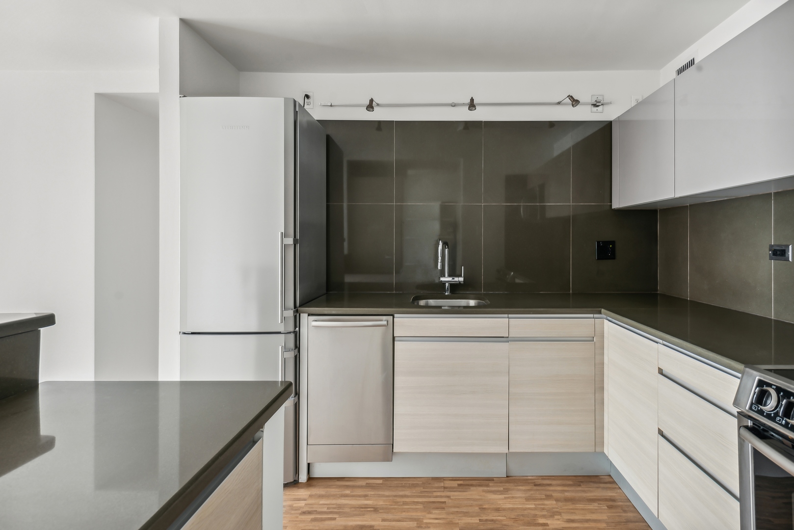 21 West Goethe Street, Unit 17K Chicago, IL 60610 - Photo 7 of 16 a kitchen with a sink and cabinets