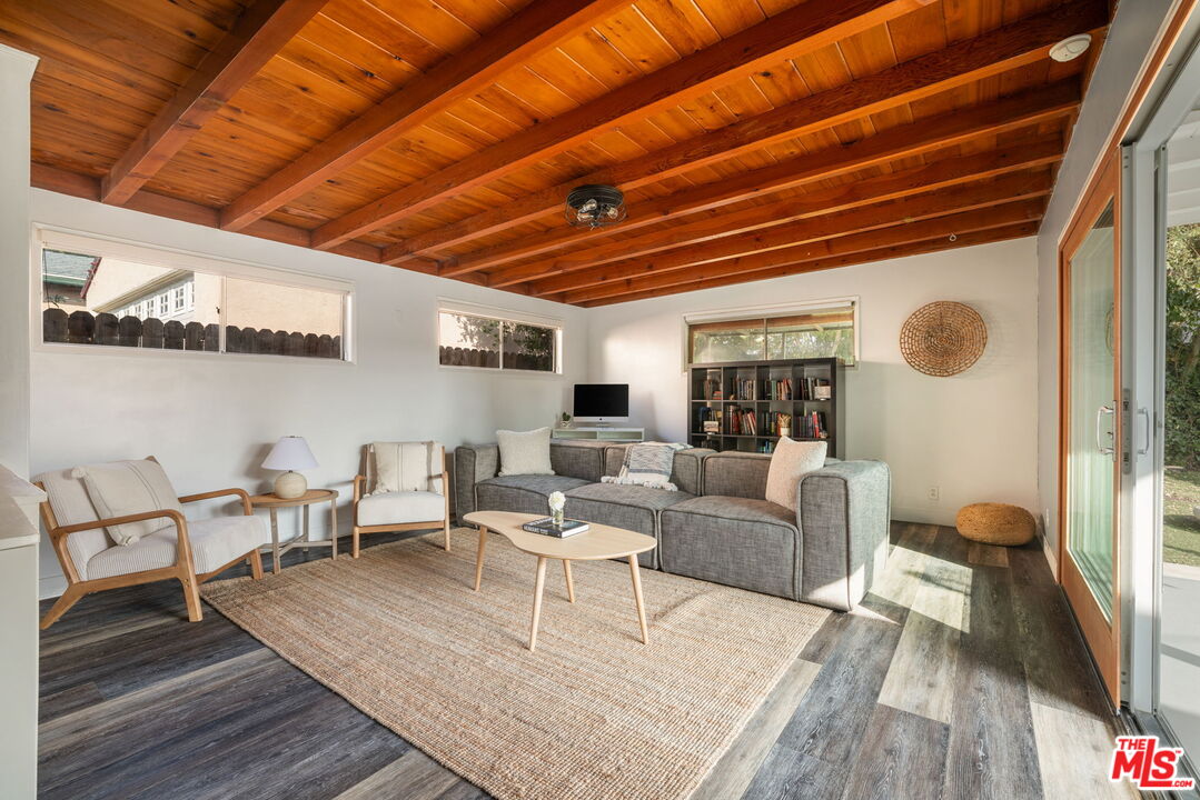 3024 Highview Avenue Altadena, CA 91001 - Photo 16 of 25 a living room with furniture and a wooden floor