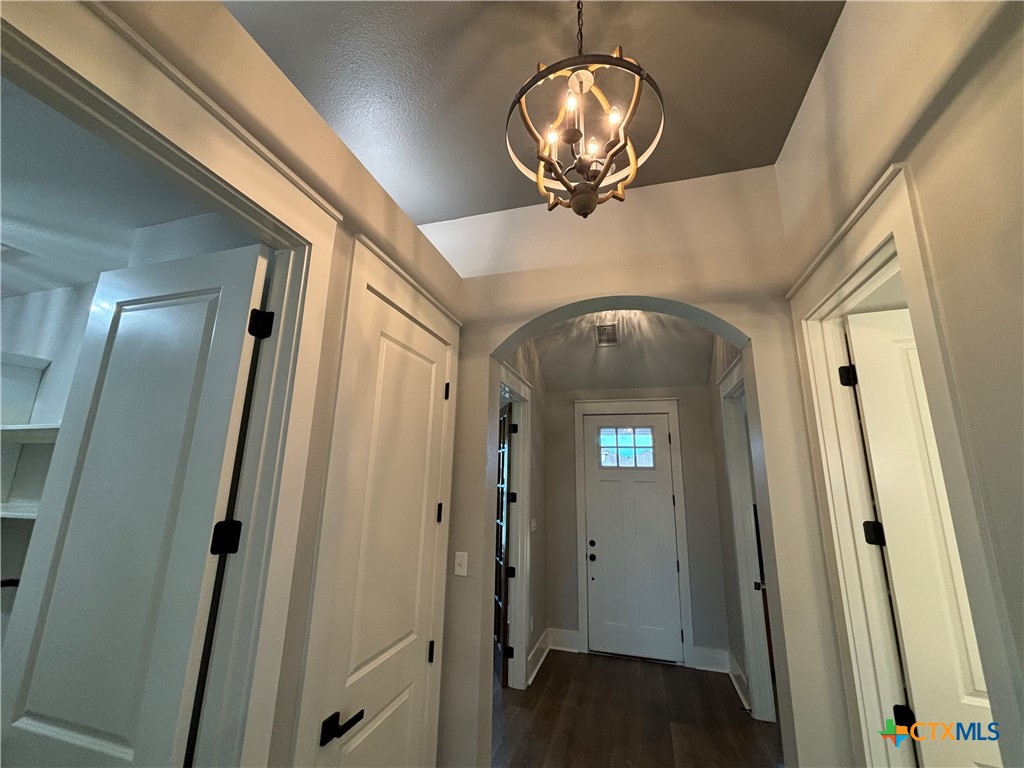 110 Hiram Cook Blanco, TX 78606 - Photo 25 of 46 a view of a hallway to a bedroom