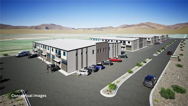 a view of a city with ocean view