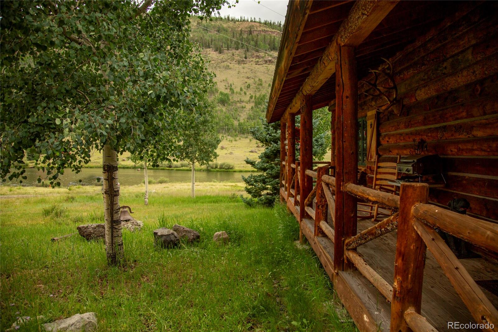 2150 Usfs Road, Unit 18A Creede, CO 81130 - Photo 21 of 25 a view of a yard with an outdoor seating