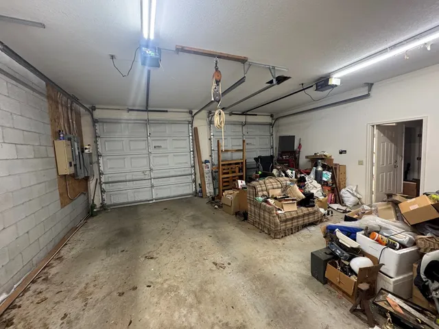 a room with storage and utility