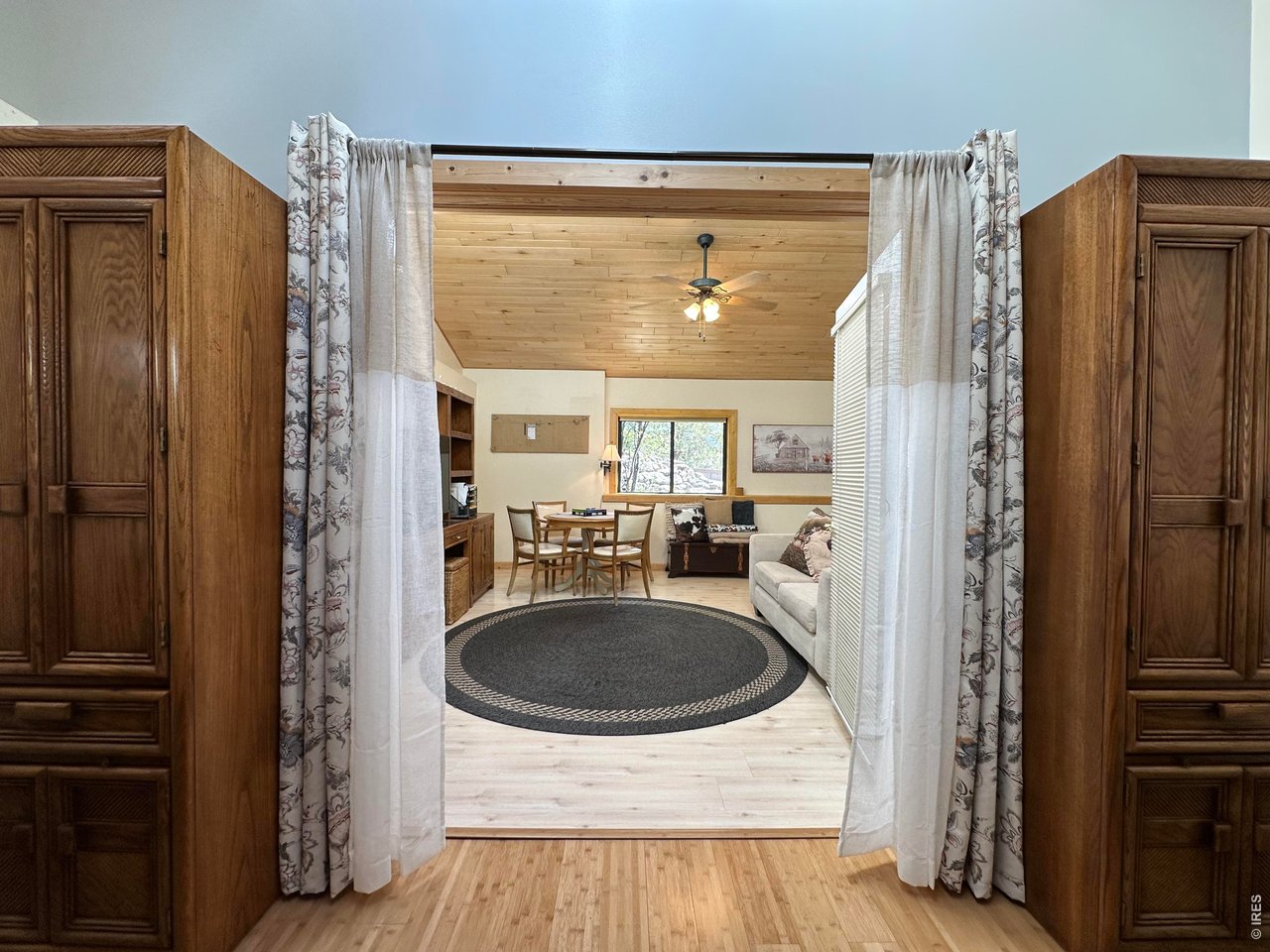 123 Mohawk Road Lyons, CO 80540 - Photo 26 of 35 Apartment bedroom french doors to living area