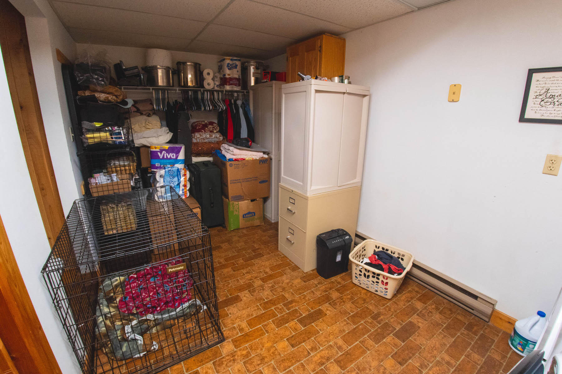 13945 Callaway Road Callaway, VA 24067 - Photo 14 of 32 a view of walk in closet with clothes and shoes