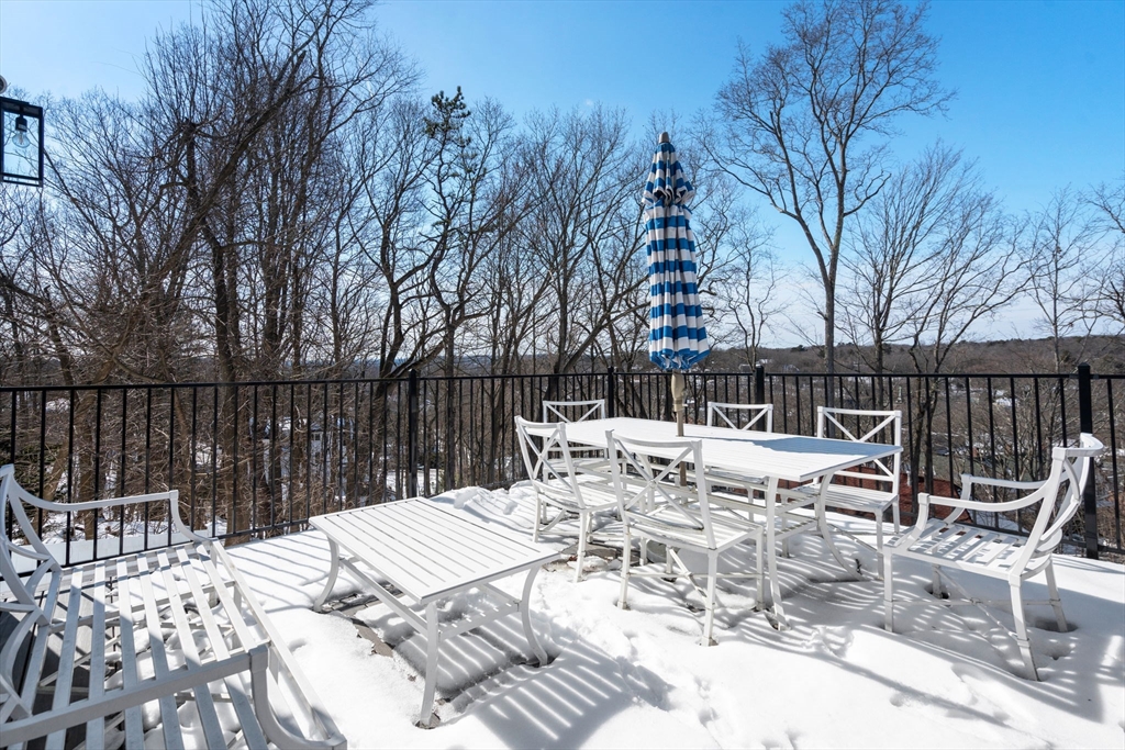 33 Maugus Hill Road Wellesley, MA 02481 - Photo 33 of 34 a view of a patio with wooden floor