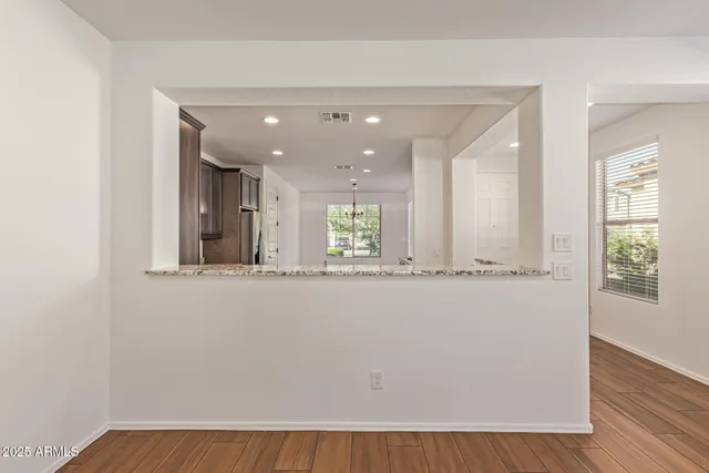 a view of a room with shelf