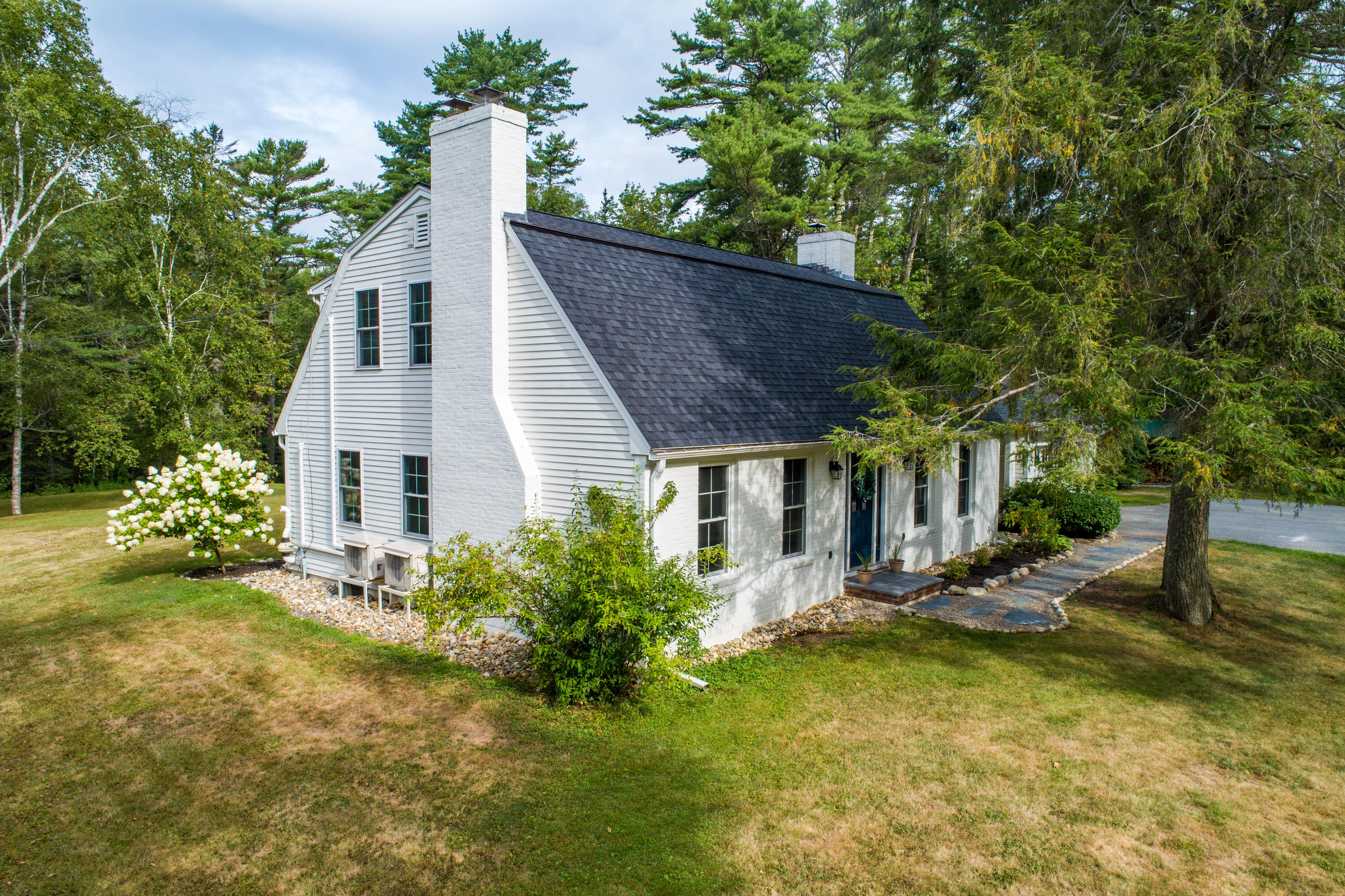 606 Mere Point Road Brunswick, ME 04011 - Photo 53 of 62 606 MP Aerial front angle