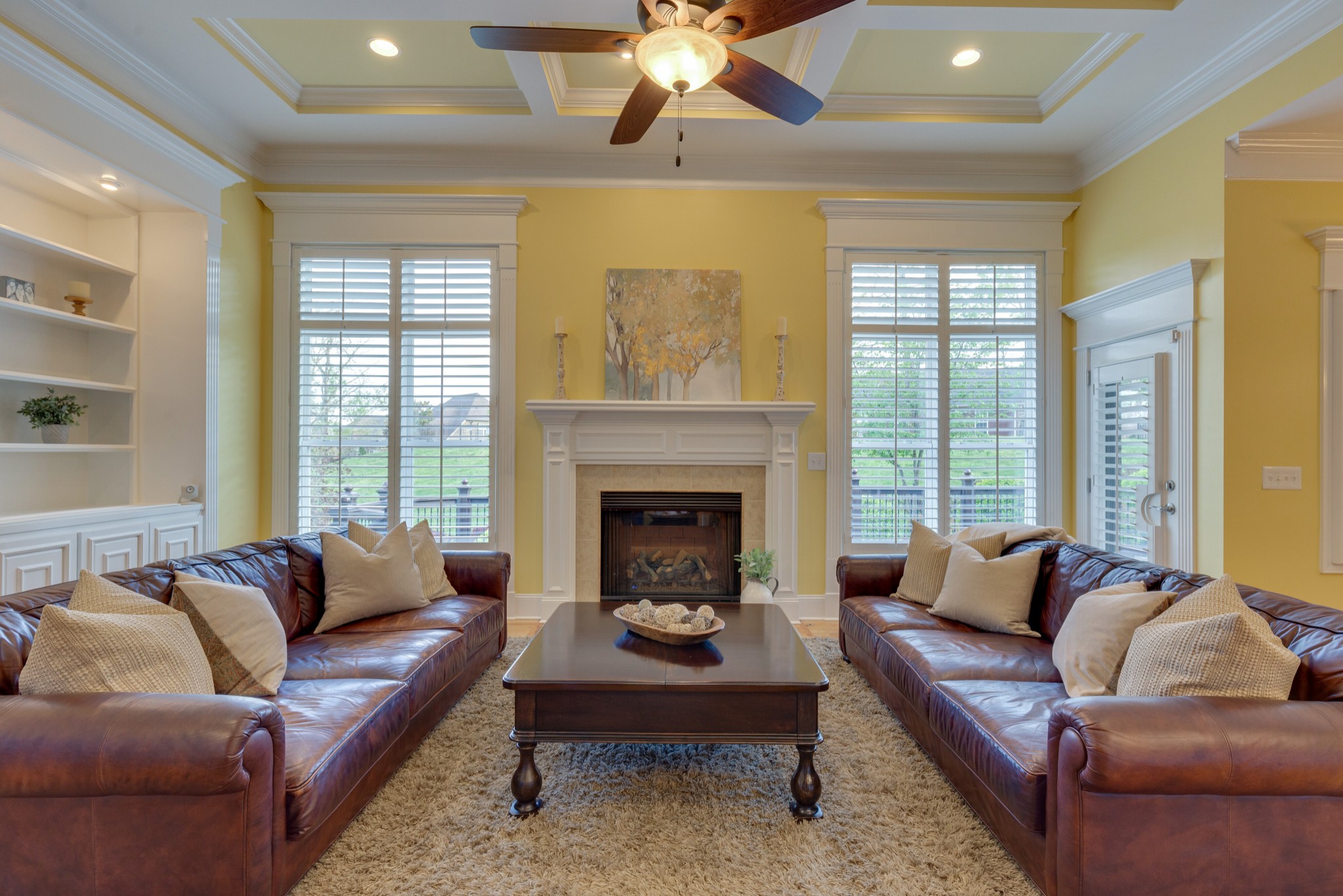 1052 Fitzroy Circle Spring Hill, TN 37174 - Photo 8 of 44 a living room with furniture and a fireplace