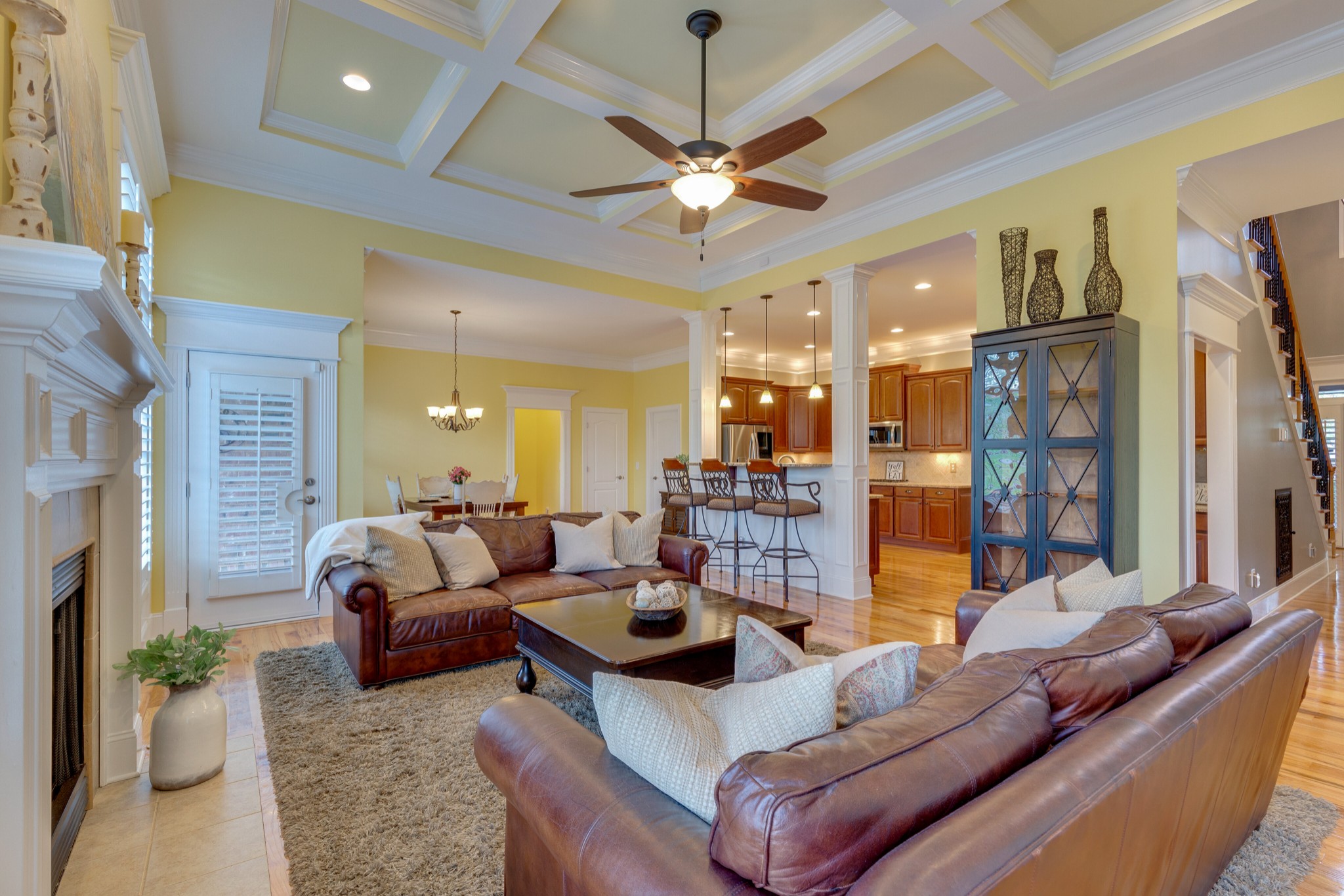 1052 Fitzroy Circle Spring Hill, TN 37174 - Photo 9 of 44 a living room with furniture and a chandelier