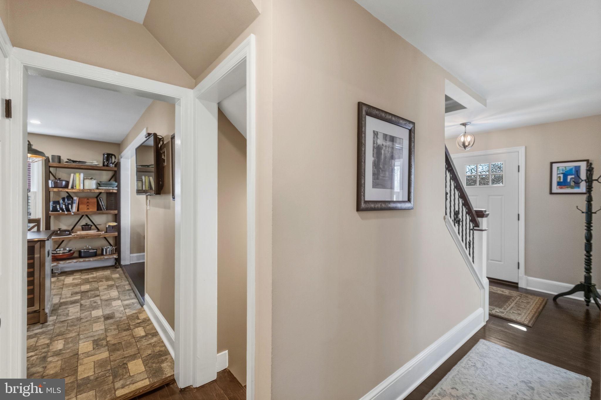 11 East 14th Street Frederick, MD 21701 - Photo 32 of 94 1st floor hall to foyer and kitchen