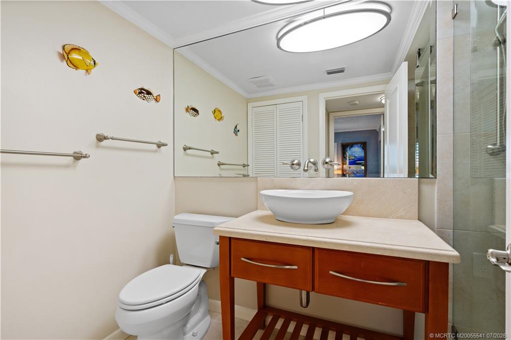 1866 Southwest Palm City Road, Unit 204 Stuart, FL 34994 - Photo 26 of 38 Guest bathroom with shower