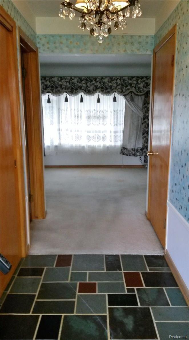 Entry Foyer looking into Living Room.  