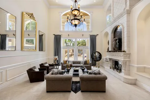 a bedroom with a bed and furniture