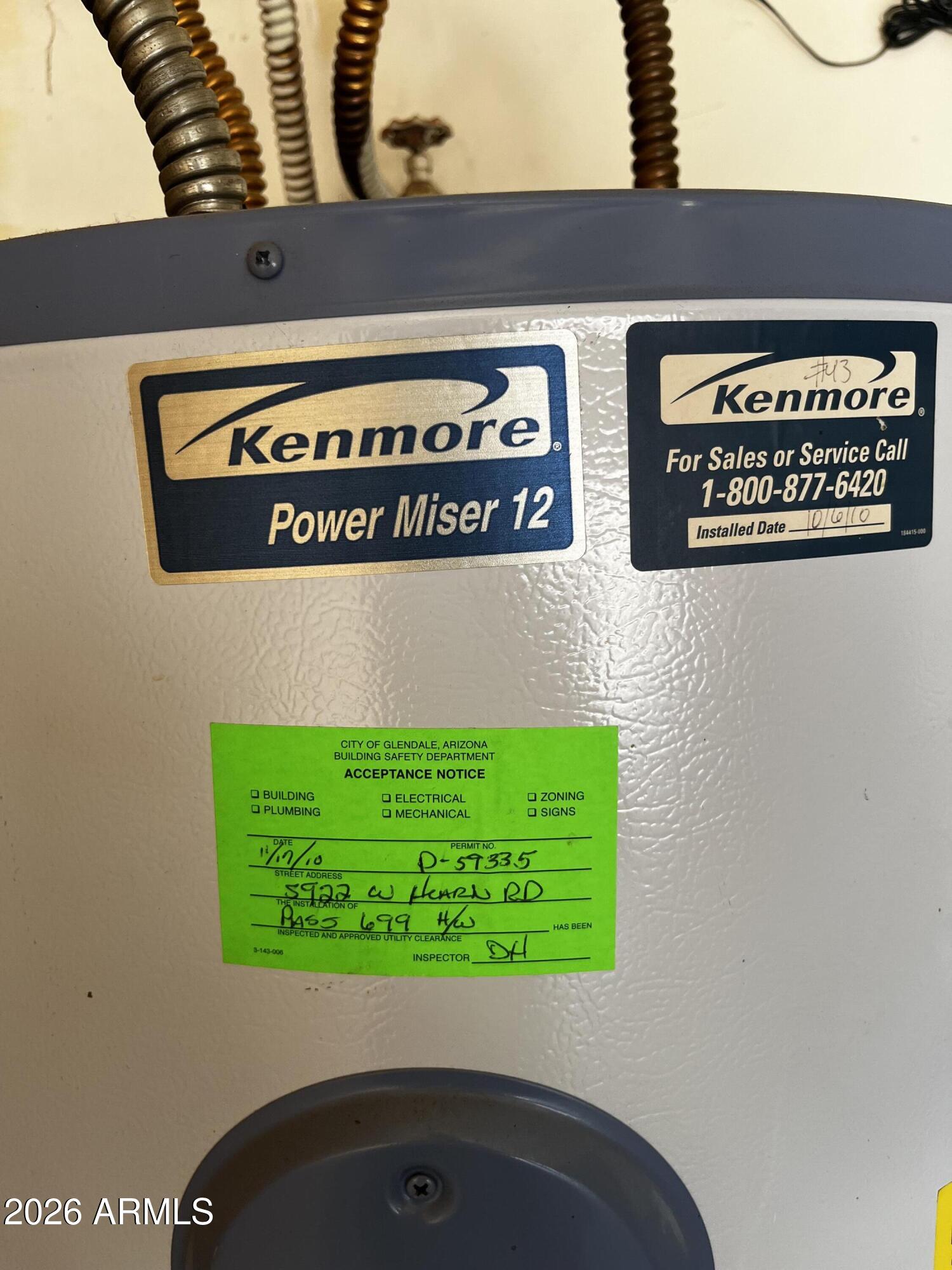 5922 West Hearn Road Glendale, AZ 85306 - Photo 40 of 45 water heater tags