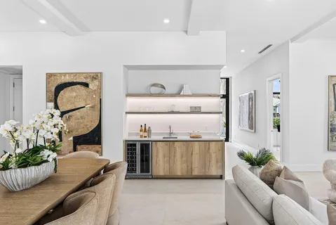 a view of livingroom with furniture and wooden floor