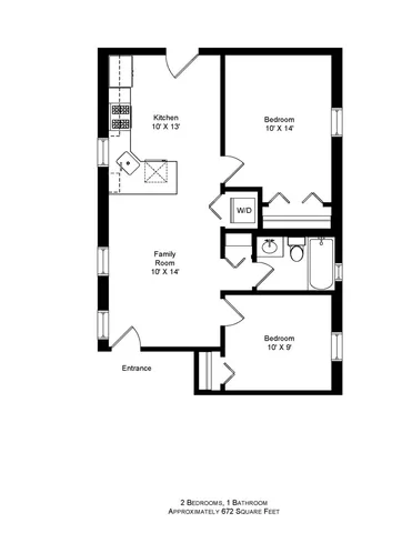 $1,800 | 1901 West 21st Place, Unit 1R, Chicago, IL 60608