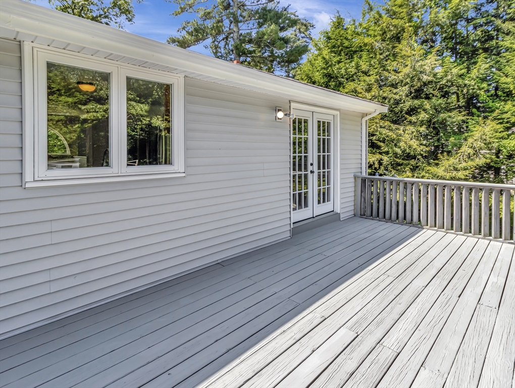 4 Gary Road Norton, MA 02766 - Photo 22 of 42 a view of backyard with a deck