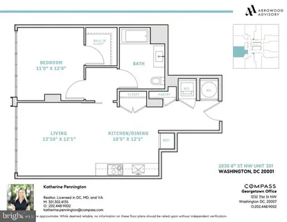 $499,000 | 2030 8th Street Northwest, Unit 301, Washington, DC 20001