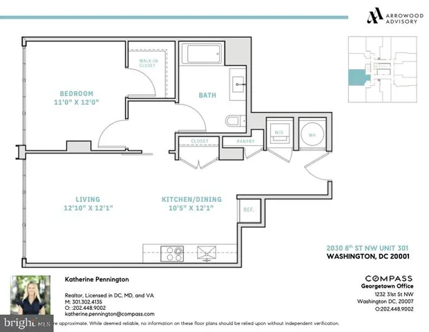 $499,000 | 2030 8th Street Northwest, Unit 301, Washington, DC 20001
