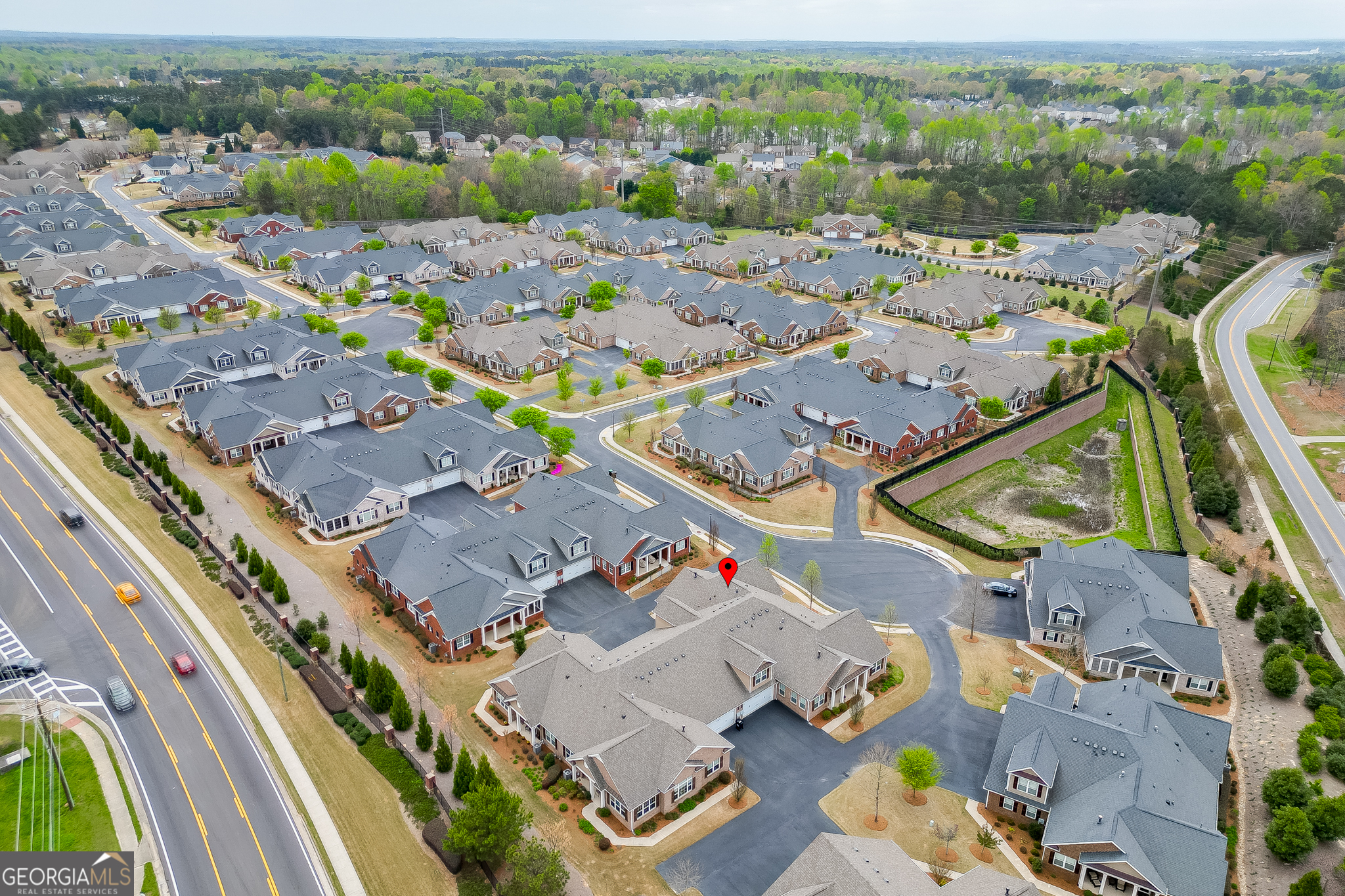 3765 Ridgehurst Drive Buford, GA 30518 - Photo 42 of 44 Bird's-eye neighborhood view showing proximity to surrounding amenities.