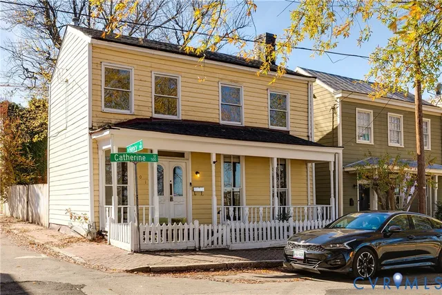 a view of a car park in front of a building