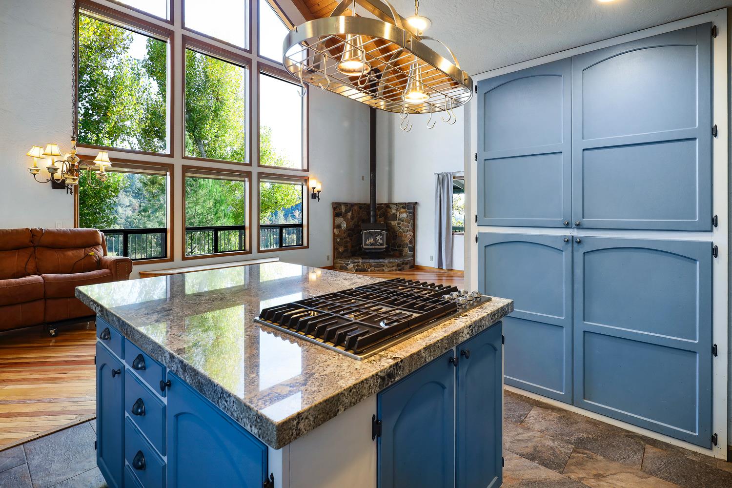 6612 Michel Road Mountain Ranch, CA 95246 - Photo 21 of 78 a kitchen with stainless steel appliances granite countertop a sink stove and refrigerator