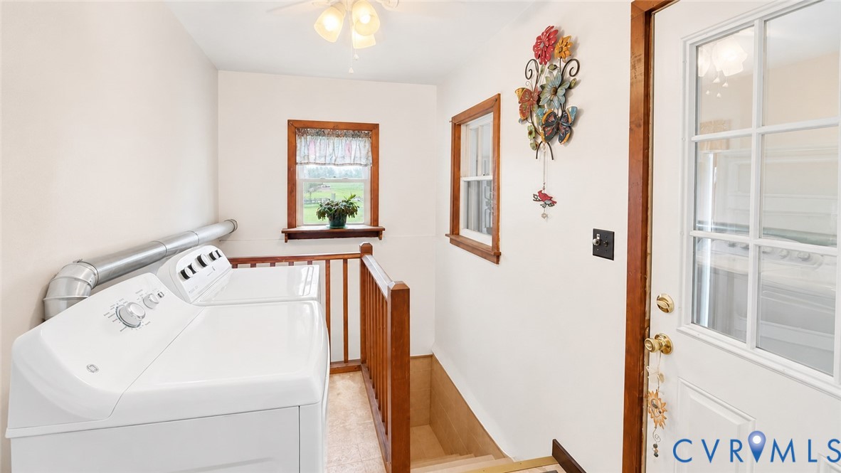 5560 West Hoover Road Reva, VA 22735 - Photo 22 of 32 Dedicated laundry area with a top-load washer and
