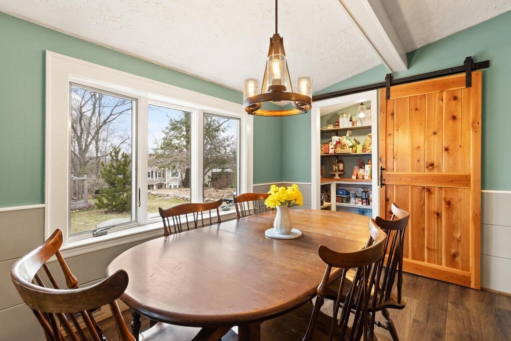 1 Meadowbrook Road Hudson, MA 01749 - Photo 20 of 36 a view of a dining room with furniture window and outside view