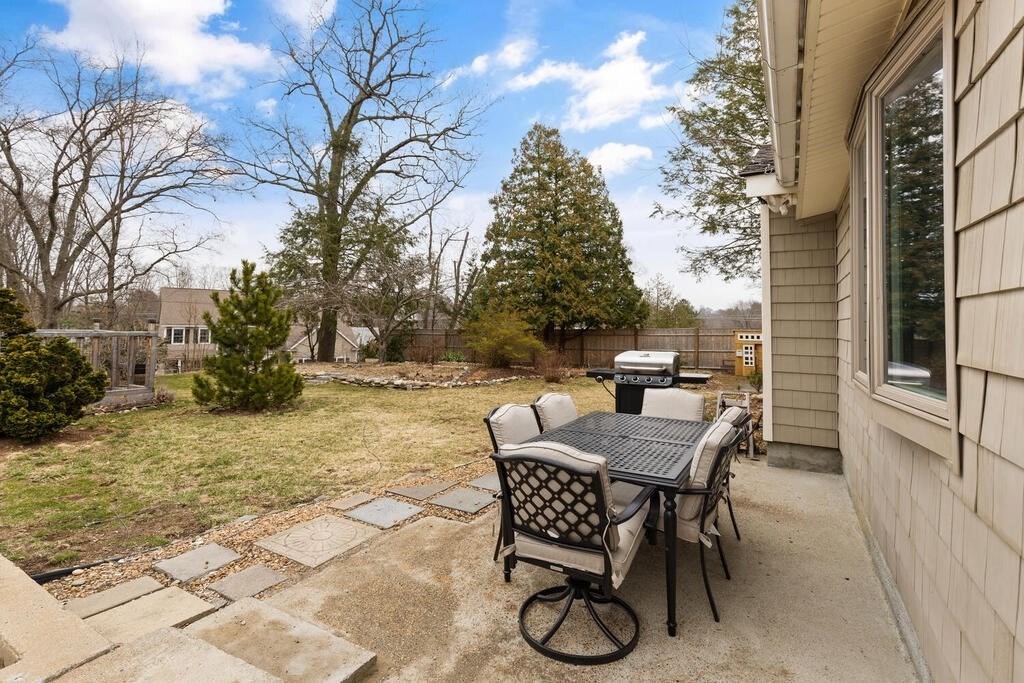 1 Meadowbrook Road Hudson, MA 01749 - Photo 29 of 36 a view of a patio with a table and chairs