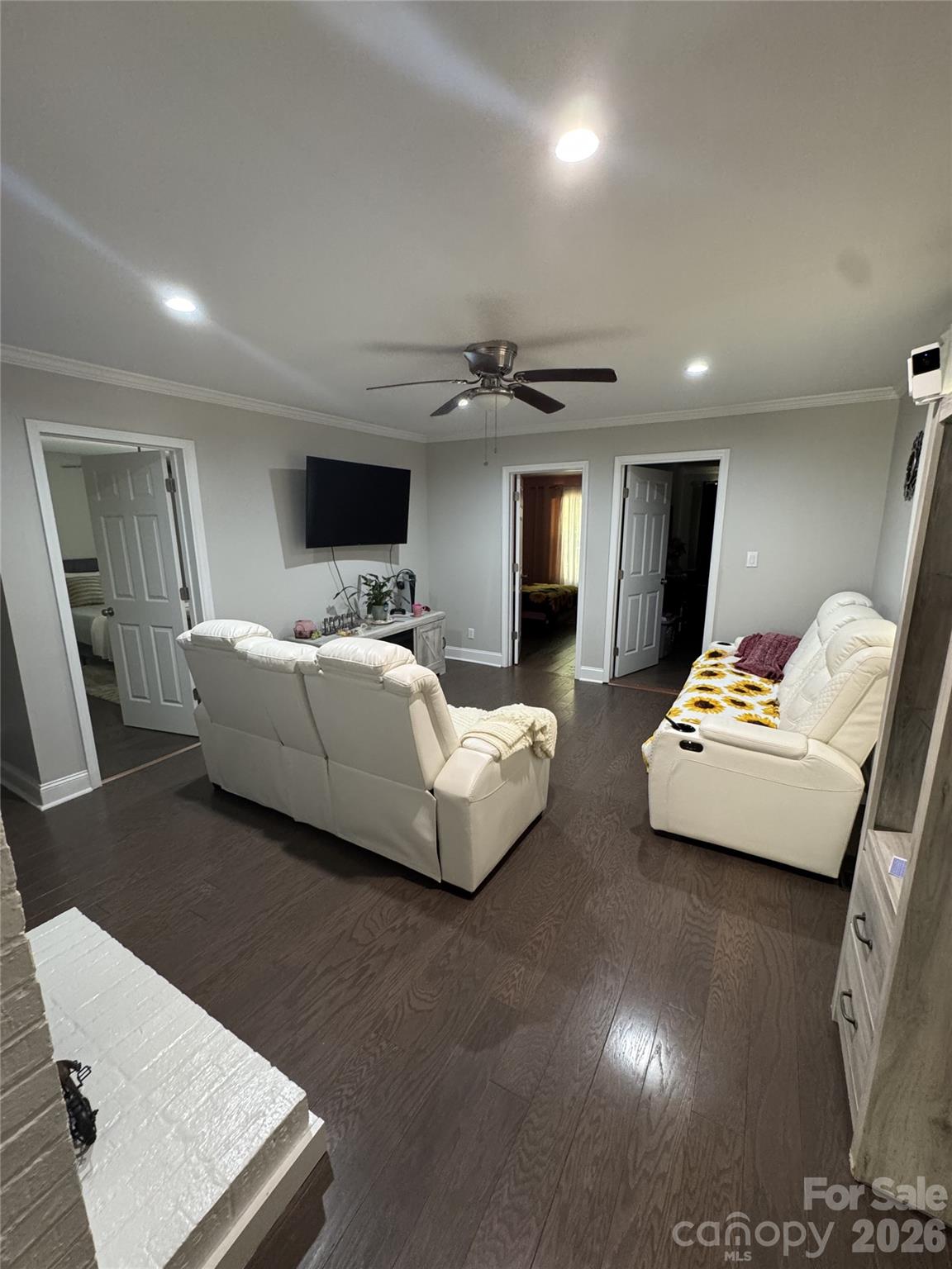 1319 Rollings Roost Road Lancaster, SC 29720 - Photo 8 of 29 a living room with furniture and a flat screen tv