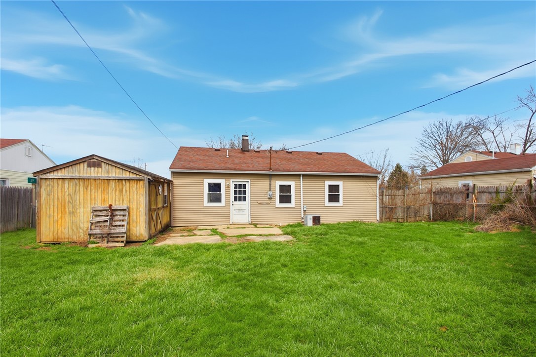 2745 Share Street Springfield, OH 45505 - Photo 25 of 28 This residence features a spacious yard and functional outbuilding, ready for personalization.